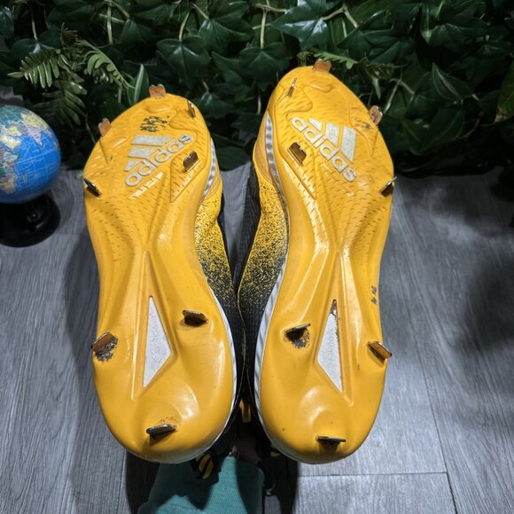 Adidas Icon V Bounce Baseball Cleats Size US 15 Yellow / Black G28251 main image 9